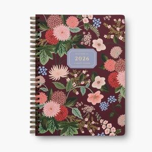🆕 Rifle Paper Co. 2026 12-Month Softcover Spiral Dahlia Planner